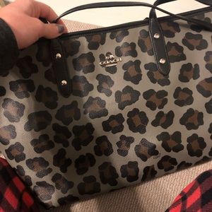 Unique coach bag used a handful of times
